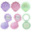 Mini Hair Brush with Mirror Portable Foldable Comb 1 Pack 5