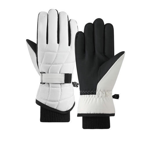 Winter Ski Gloves Waterproof Fleece-Lined Windproof Warm 1