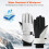Winter Ski Gloves Waterproof Fleece-Lined Windproof Warm 4