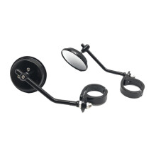 Motorcycle Rear View Mirror Black 38-41mm Fork Mount