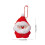 Mini White Christmas Plush Ornament 3 Inch 3