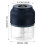 Food Processor Electric Chopper 3-in-1 Mini Blender 8