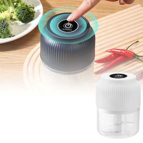 Food Processor Electric Chopper 3-in-1 Mini Blender 1