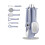 Blue Kitchen Helper Set Stainless Steel 4-Piece 2