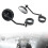 Motorcycle Rear View Mirror Black 38-41mm Fork Mount 8
