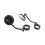 Motorcycle Rear View Mirror Black 38-41mm Fork Mount 4