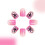 French Tip Square Press-on Nails 24 Pieces 4