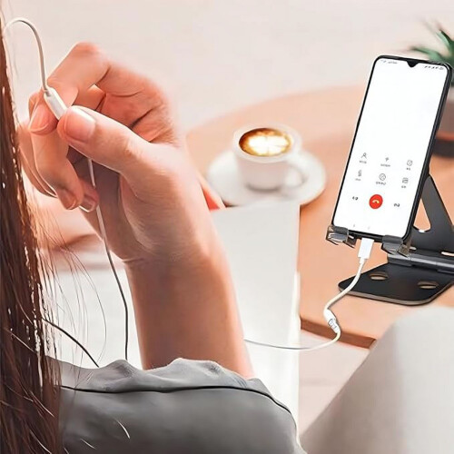 USB-C to 3.5mm Headphone Adapter with Line Control, 2 pcs 1