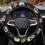 Skull Winter Steering Wheel Cover 15 inch 1