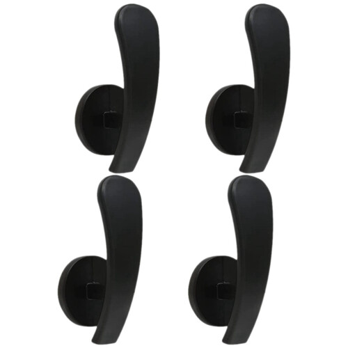 Curtain Tieback Hook Aluminum Alloy Wall Mounted 4 pcs