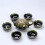 Chinese Style Ceramic Kung Fu Tea Set with 1 Teapot and 6 1