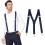 Men's Y-Back Adjustable Elastic Suspenders 1