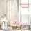 Unlit Pencil Fir Artificial Christmas Tree 6FT Pink White 4