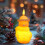 LED Rechargeable Electronic Candle Set with Remote and 1