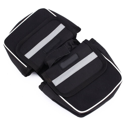Cycling Pannier Bag Frame-Mounted Front Saddle Bag
