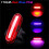 COB Bicycle Tail Lamp IPX6 Waterproof 6 Modes 600mAh 2