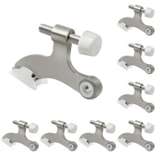 Hinge Pin Door Stopper Brushed Nickel 8 Pack