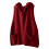 Women's Knit Hooded Vest Sweater Sleeveless Open-Front 1
