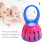 Muslady Cage Bell Handheld Percussion Instrument 5 Inch 4