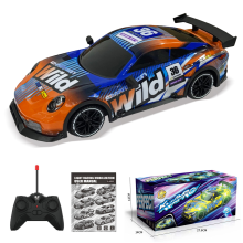 RC Drift Car for Kids 1/18 with Lights and Dual Tires