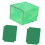 Card Deck Box Light Green Grid Holder 1 Unit 8