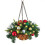 Pre-Lit Hanging Basket Indoor Outdoor Warm White LED Pine 7