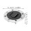 Motorcycle Petrol Tank Cap PP Silver 1 Piece 4