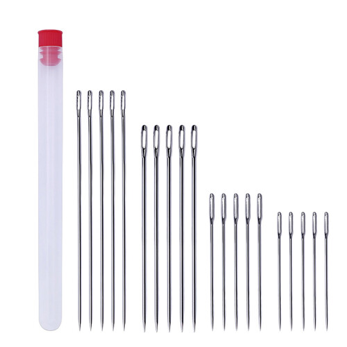 Long Sewing Needles Heavy Duty 20 Pack 17.5 cm
