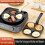 Cast Iron Egg Cooker and Frying Pan 4-in-1 1