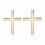 Metal Jesus Cross Decals 2 pcs for Car Trunk Tailgate 3