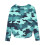 Kids Tunic Top Mint Lime Green Long Sleeve Slimming 1