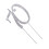 Silver Alloy Cake Topper with Rhinestones 70th Anniversary 1