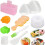 Onigiri Mold Set Non-Stick 10 pcs 1