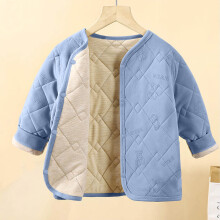 Kids Thermal Underwear Set Fleece-Lined Long-Sleeve Top