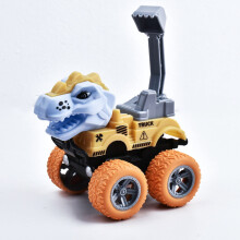 Dinosaur Construction Toy Car Push & Go Vehicle for