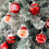 Shatterproof Glitter Christmas Ornaments 9 pcs Red White 1