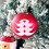 Shatterproof Glitter Christmas Ornaments 9 pcs Red White 6