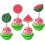 Watermelon Cupcake Toppers Wooden 16PCS 1