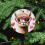 Brown Alpaca Ceramic Ornament with Heart 1 pc 5