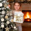 Frosted Sequin Christmas Balls Gold 18 pcs 2