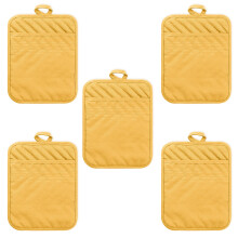 Oven Mitts with Pocket Rectangle Insulation Mat 7x9 Inch