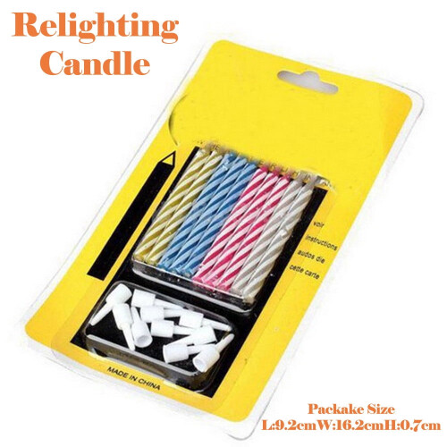 Birthday Candle Trick Relighting Toy Set 10 Pieces 1