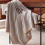 Knitted Cotton Herringbone Throw Blanket 59x79 inches 1