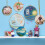 Sublimation Ceramic Ornament Blanks White Round Porcelain 6