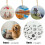Sublimation Ceramic Ornament Blanks White Round Porcelain 5