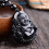 Obsidian Buddha Pendant Necklace Maitreya Charm 1 pc 1
