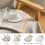 Knitted Cotton Herringbone Throw Blanket 59x79 inches 4