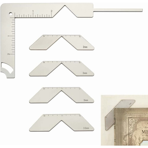 Bookbinding Kit with Corner Miter Tool 5 pcs