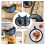 Pot Holders and Oven Mitts Set 2-Piece 8 Inch Round 5