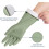 Rubber Dishwashing Gloves Reusable 4 Pairs Flocked Lining 2